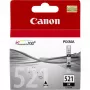 Canon CLI-521BK melnā tintes kasetne, melna, pigmenta bāzes tinte, 1 gab.