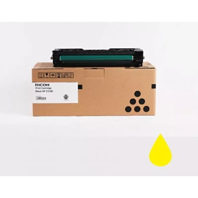 Ricoh 406351 tonera kasetne 1 gab. Oriģināls Dzeltens