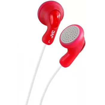 JVC F14 Gumy Ievietojamās Austiņas Ar Vadu Sarkans, Vadu, 16 - 20000 Hz, Mūzika, 17.1 g, Austiņas, Sarkans