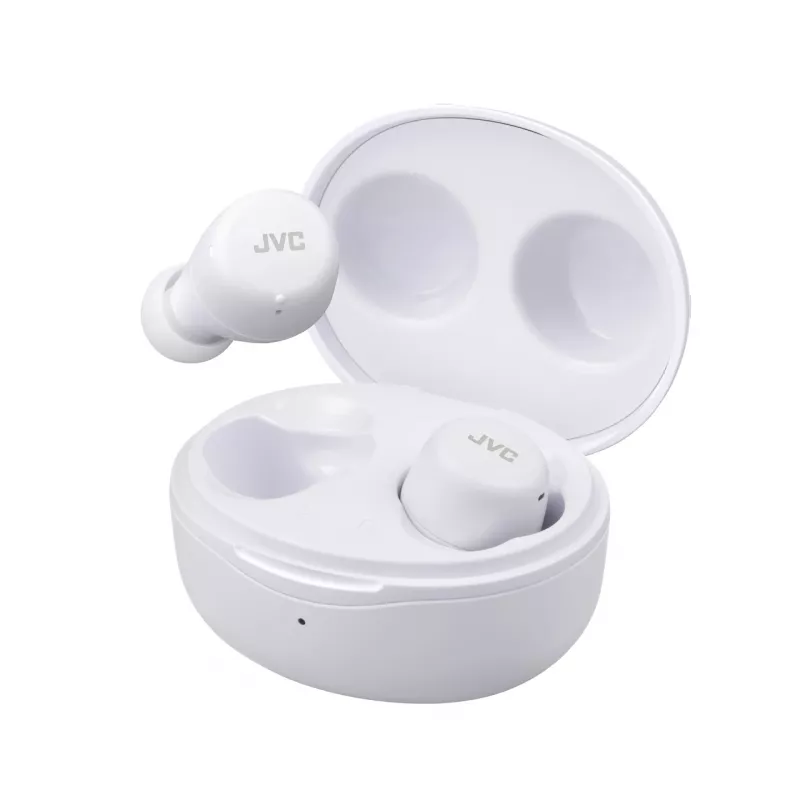 Bezvadu ievietojamās austiņas JVC HA-A5T True Wireless Stereo (TWS) — intraaurālas, 20–20000 Hz, balta