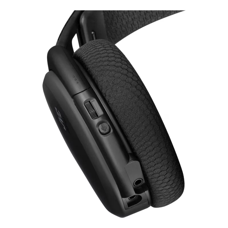 JVC GG-01 headset ar vadu, uz galvas stiprināms, spēlēm, melns