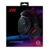 JVC GG-01 headset ar vadu, uz galvas stiprināms, spēlēm, melns