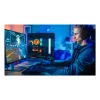 JVC GG-01 headset ar vadu, uz galvas stiprināms, spēlēm, melns
