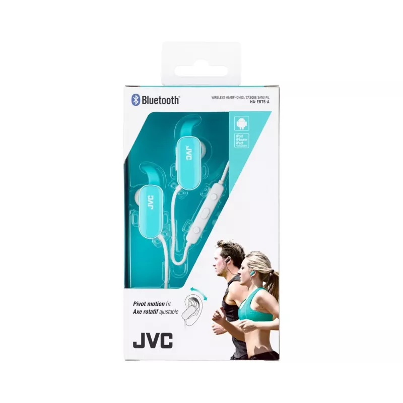 JVC HA-EBT5-A-E austiņas/headset Bezvadu Ievietojamās Sporta Bluetooth Zils, Balts