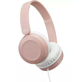 JVC Powerful Sound vadu austiņas, uz auss, rozā, vadu, 10–26000 Hz, zvani/mūzika, 140 g, austiņas, rozā