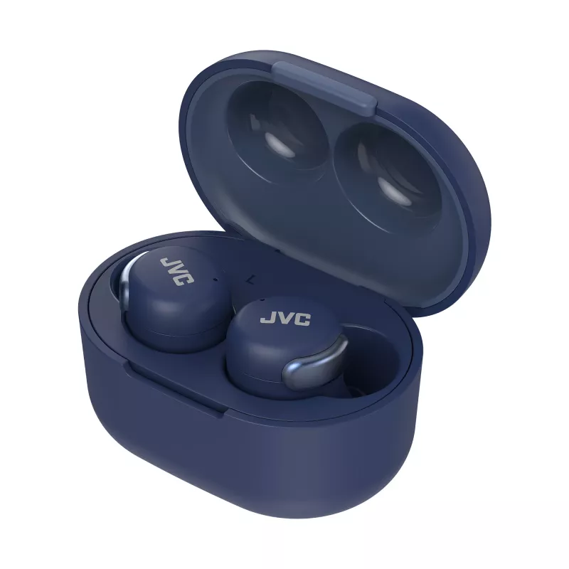 JVC aktīvā trokšņu slāpēšana TWS zilā krāsā, True Wireless Stereo (TWS), 20 - 20000 Hz, zvani/mūzika, 8,4 g, austiņas, zila
