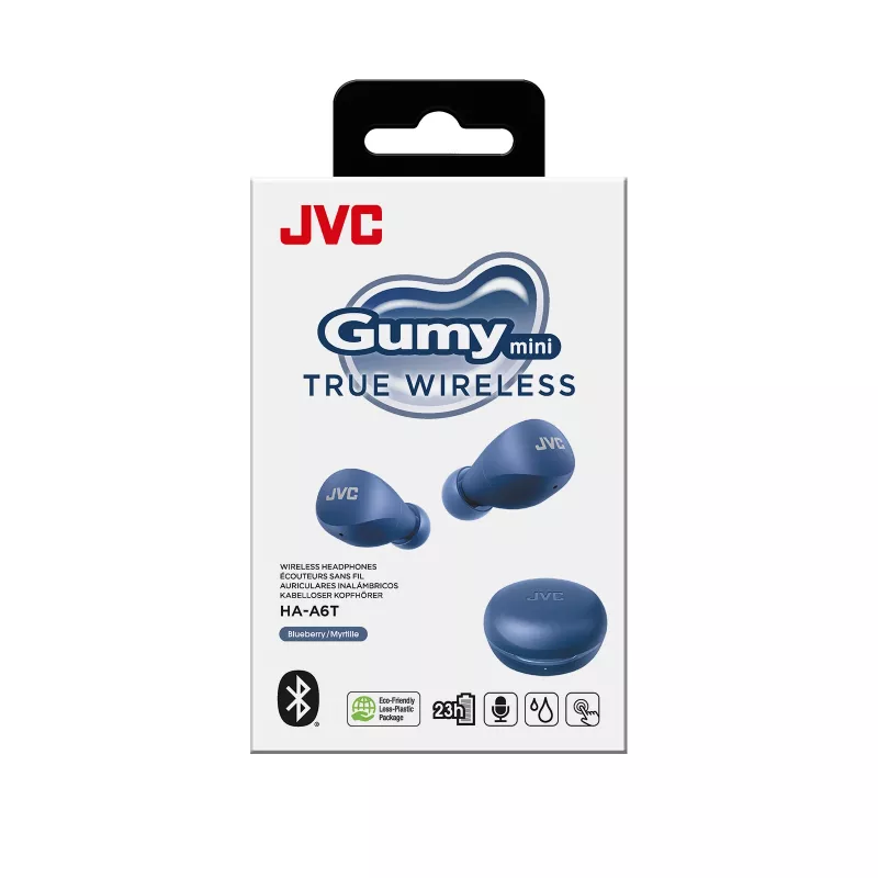 Austiņas JVC Gumy Mini TWS zilas