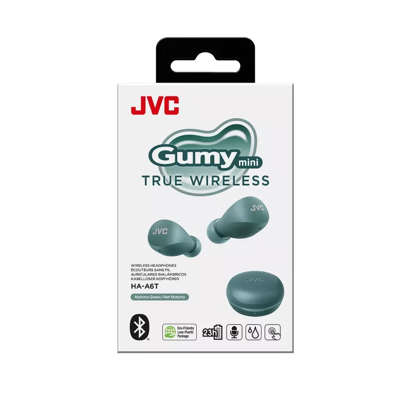 Austiņas JVC Gumy Mini TWS zaļas