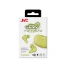 Bezvadu ievietojamās austiņas JVC Gumy TWS Stix zaļa — True Wireless Stereo Bluetooth, 20–20000 Hz, 10 m diapazons
