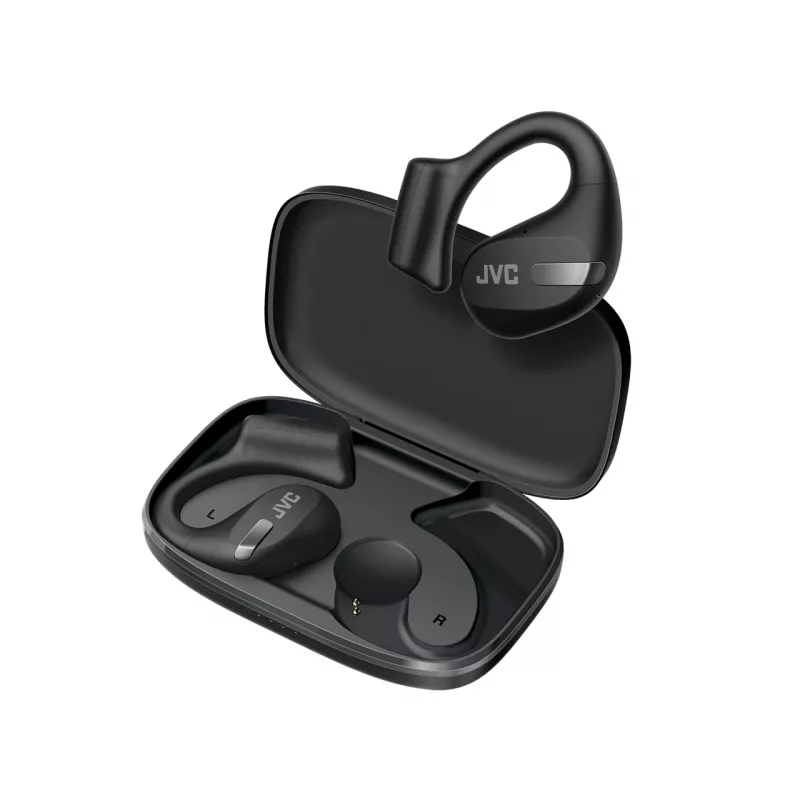 JVC HA-NP50T-B-U Nearphone TWS melns, True Wireless Stereo (TWS), 20 - 20000 Hz, zvani/mūzika, 16 g, austiņas, melns