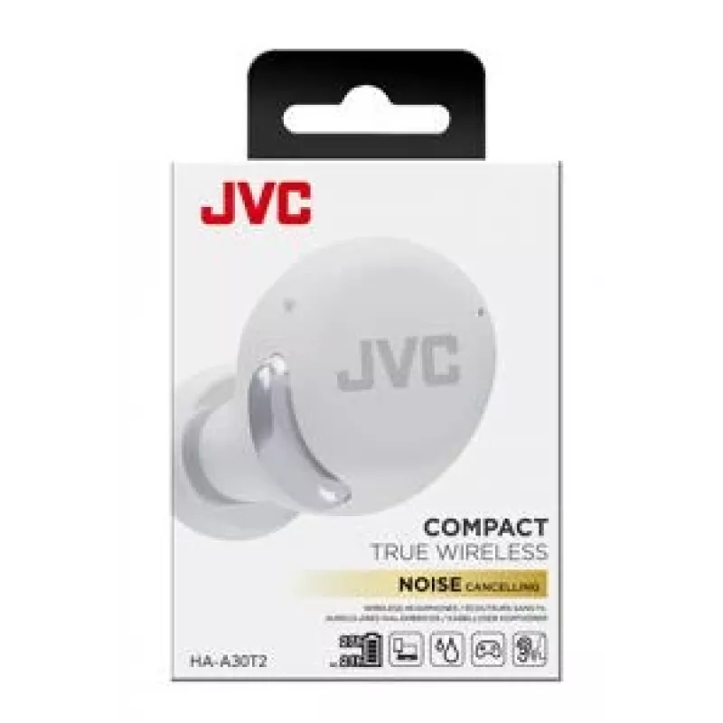 JVC HA-A30T2-W-U austiņas/austiņu komplekts True Wireless Stereo (TWS) Ievietojamās Zvani/Mūzika USB Type-C Bluetooth Balts