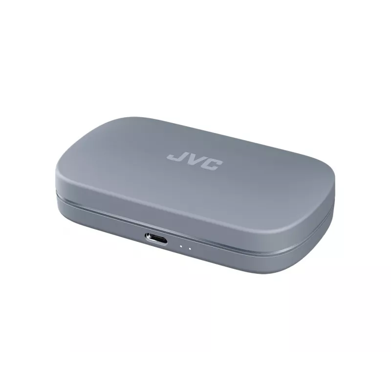Austiņas JVC HA-NP40T True Wireless Stereo (TWS) ievietojamās ar auss āķi Bluetooth, 20–20000 Hz, 10 m, pelēkas