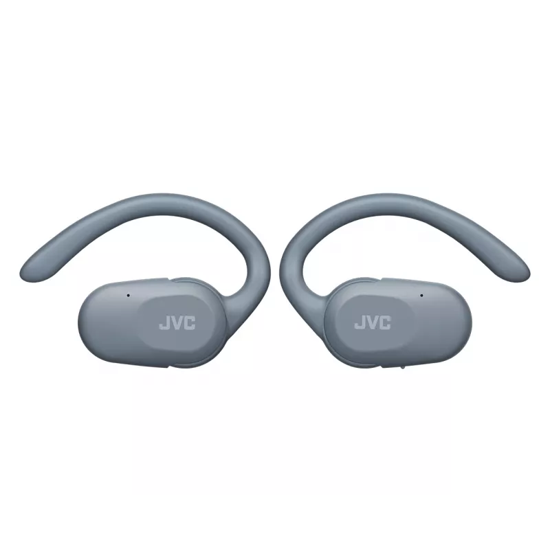 Austiņas JVC HA-NP40T True Wireless Stereo (TWS) ievietojamās ar auss āķi Bluetooth, 20–20000 Hz, 10 m, pelēkas