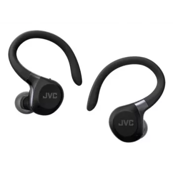 JVC HA-EC75T-B-U austiņas/headset Bezvadu, austiņas ar āķi, Sports, Bluetooth, Melnas