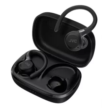 JVC HA-EC75T-B-U austiņas/headset Bezvadu, austiņas ar āķi, Sports, Bluetooth, Melnas