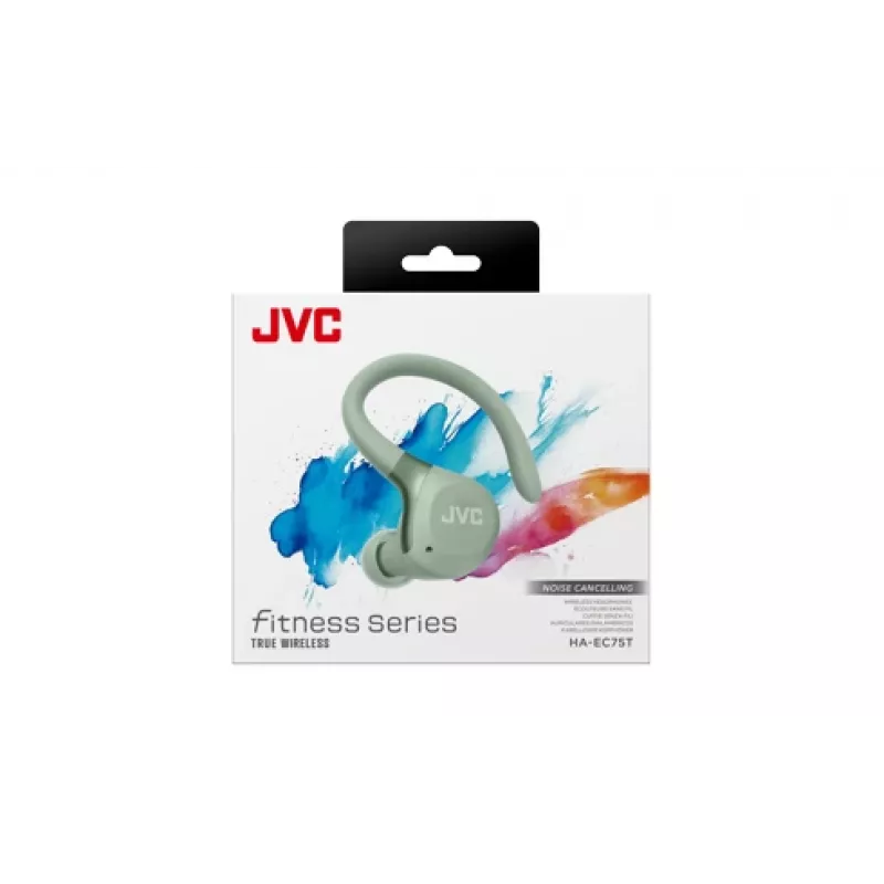 JVC HA-EC75T-G-U austiņas/headset Bezvadu, aizauss stiprinājums, Sports, Bluetooth, Zaļš