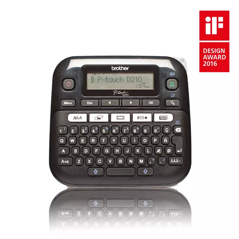 Brother PT-D210 etiķešu printeris Termiskā pārnese 180 x 180 dpi 20 mm/s QWERTY