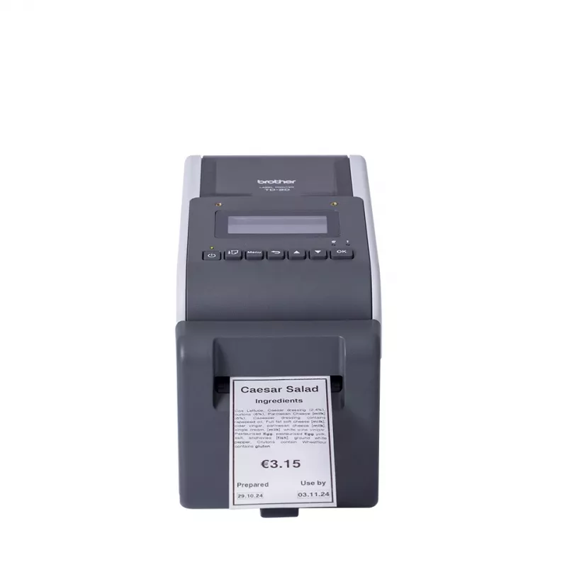 Brother TD-2350DFC203 etiķešu printeris, tiešā termiskā druka, 203 x 203 DPI, 152,4 mm/sek., vadu un bezvadu savienojums, Ethernet LAN, Bluetooth