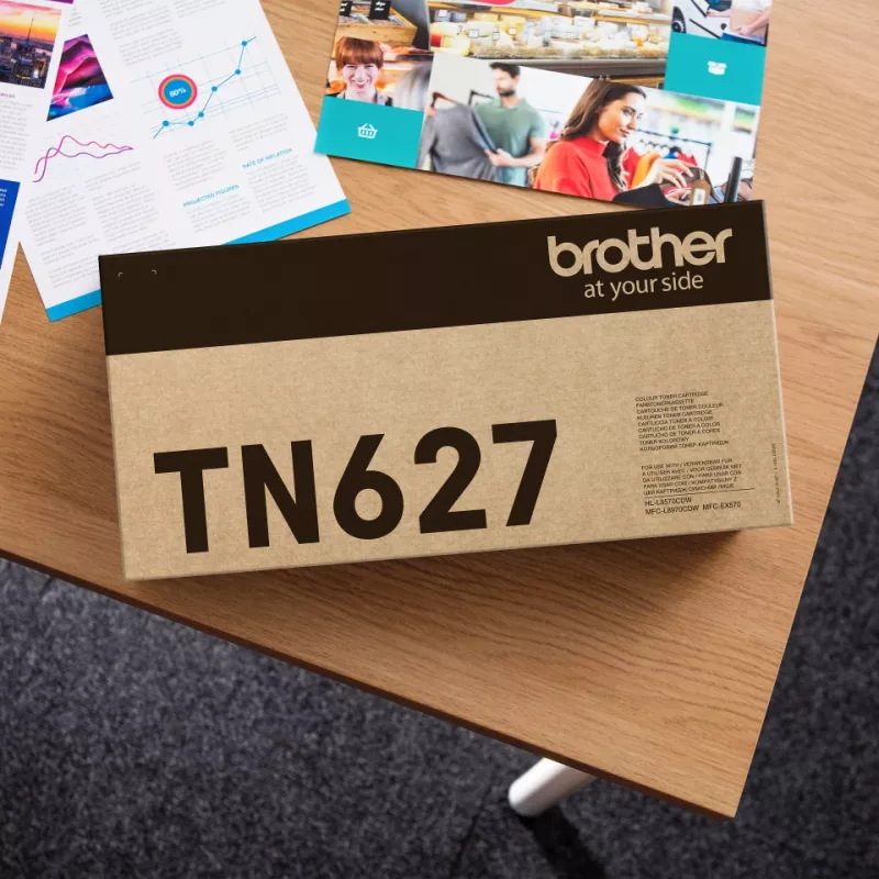 Brother TN-627Y tonera kasetne 1 gab. Oriģināla, dzeltena