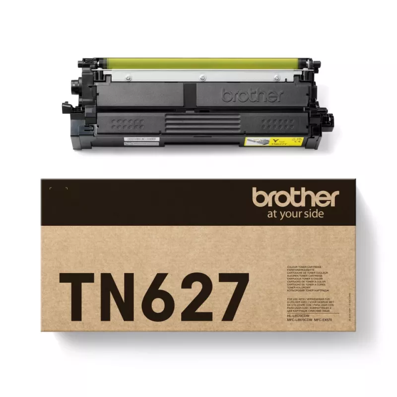 Brother TN-627Y tonera kasetne 1 gab. Oriģināla, dzeltena