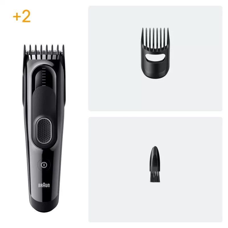 Braun HC5510 matu griezējs/matziņš Melns 9 Niķeļa-metāla hidrīda (NiMH)