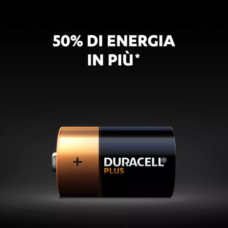 Duracell Plus vienreizējā baterija D sārma