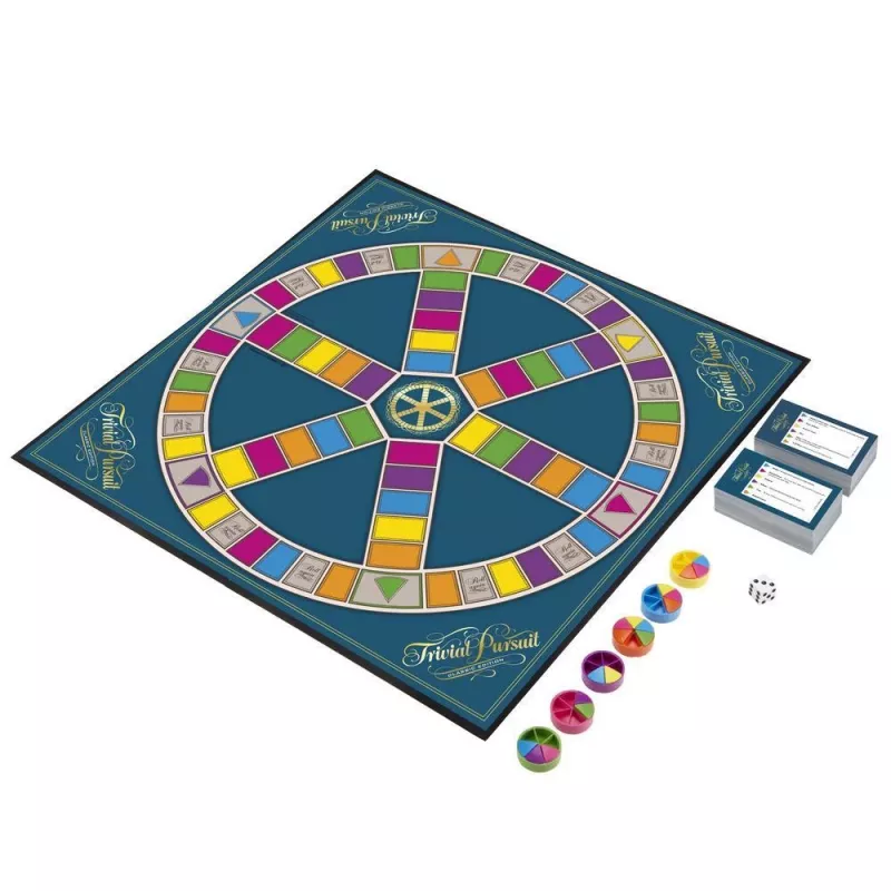 Hasbro Gaming Trivial Pursuit spēle: klasiskā izdevuma galda spēle, izglītojoša