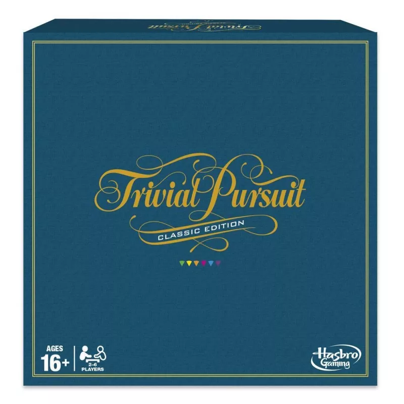 Hasbro Gaming Trivial Pursuit spēle: klasiskā izdevuma galda spēle, izglītojoša