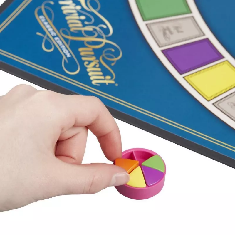 Hasbro Gaming Trivial Pursuit spēle: klasiskā izdevuma galda spēle, izglītojoša