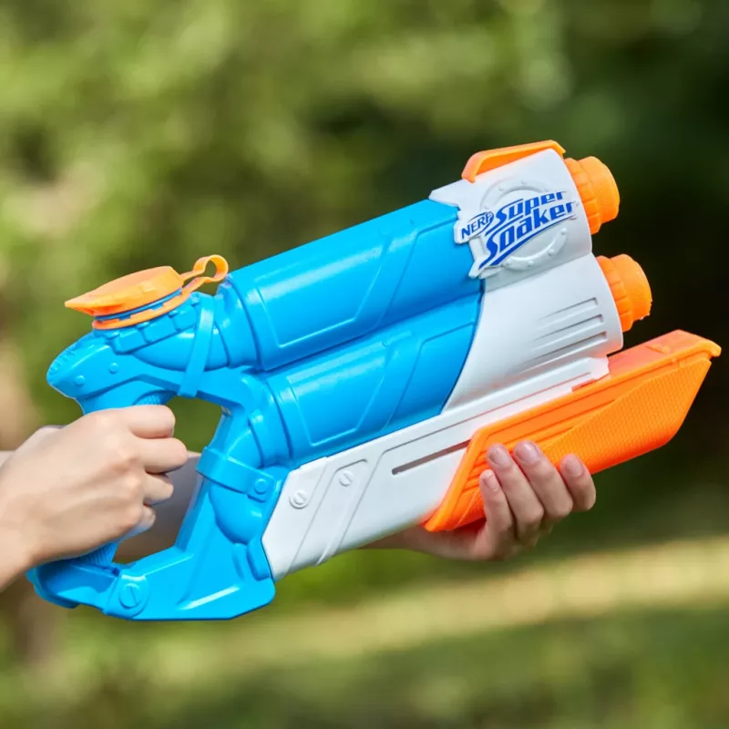 Nerf Super Soaker Twin Tide, rotaļu blasters, Daudzkrāsu, 6 gadi