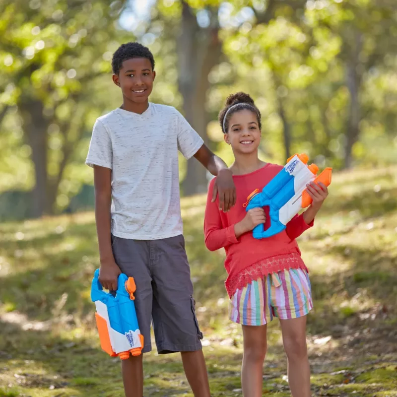 Nerf Super Soaker Twin Tide, rotaļu blasters, Daudzkrāsu, 6 gadi