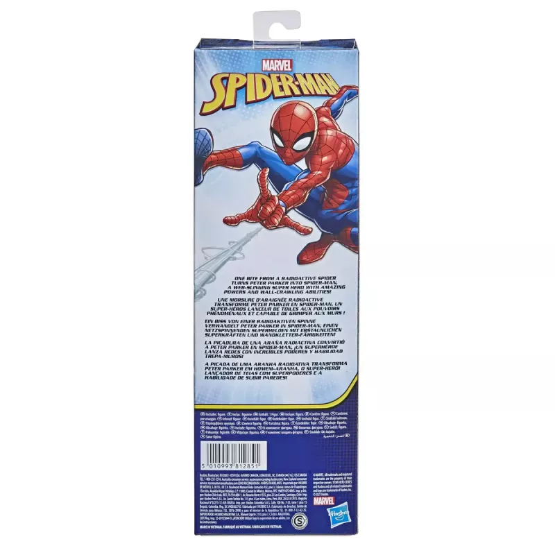 Action figure HASBRO Marvel Spider-Man Titan Hero Spider-Man, plastmasa, daudzkrāsains, vecumam no 4+