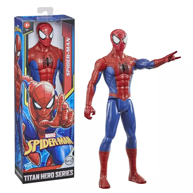 Action figure HASBRO Marvel Spider-Man Titan Hero Spider-Man, plastmasa, daudzkrāsains, vecumam no 4+