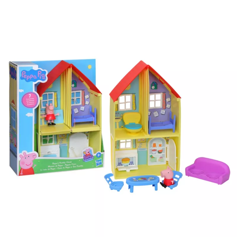 Peppa Pig Peppa's Adventures Peppa's Ģimenes Māja, Action/Adventure, 3 gadi, Daudzkrāsu, Plastmasa