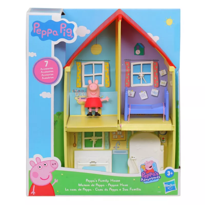 Peppa Pig Peppa's Adventures Peppa's Ģimenes Māja, Action/Adventure, 3 gadi, Daudzkrāsu, Plastmasa