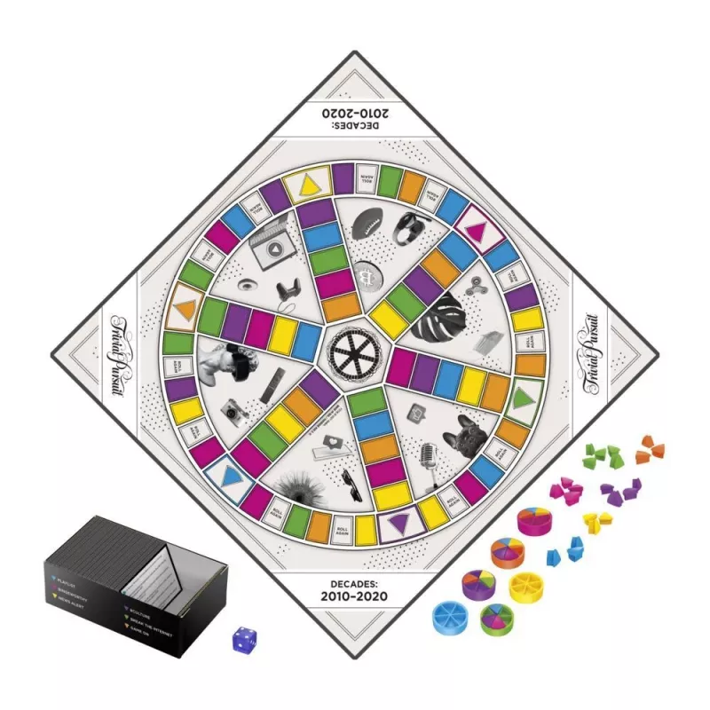 Hasbro Gaming Trivial Pursuit Decades 2010 to 2020 Galda spēle Trivia
