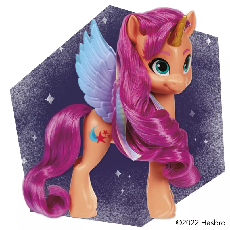 My Little Pony Lentes Frizūras Sunny Starscout, 5 gadi, Daudzkrāsains