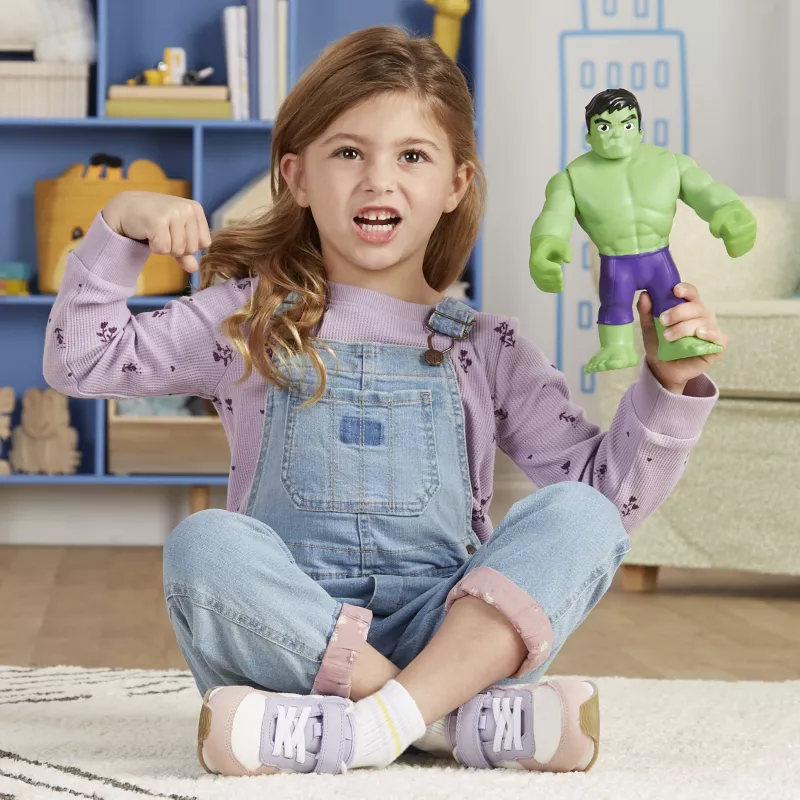 Marvel Spidey and His Amazing Friends Supersized Hulk, 3 gadi, Daudzkrāsains, Plastmasa