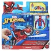 Marvel Spider-Man Spider-Man Web Blast Cycle bērnu rotaļu komplekts ar pozējamu Spider-Man darbības figūru