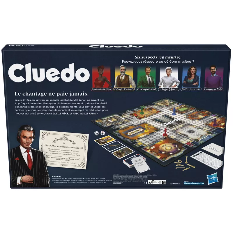 Hasbro Gaming Cluedo 45 min Galda spēle Detektīvs