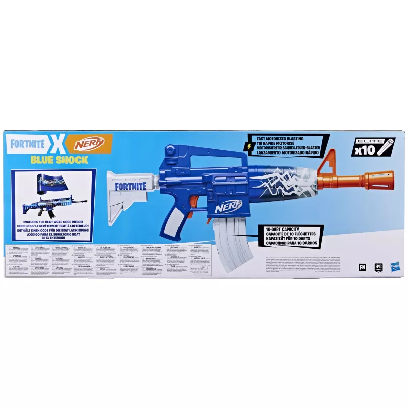 Nerf Fortnite Blue Shock, rotaļu šāvējs, 8 gadi, 99 gadi, Fortnite, 785 g