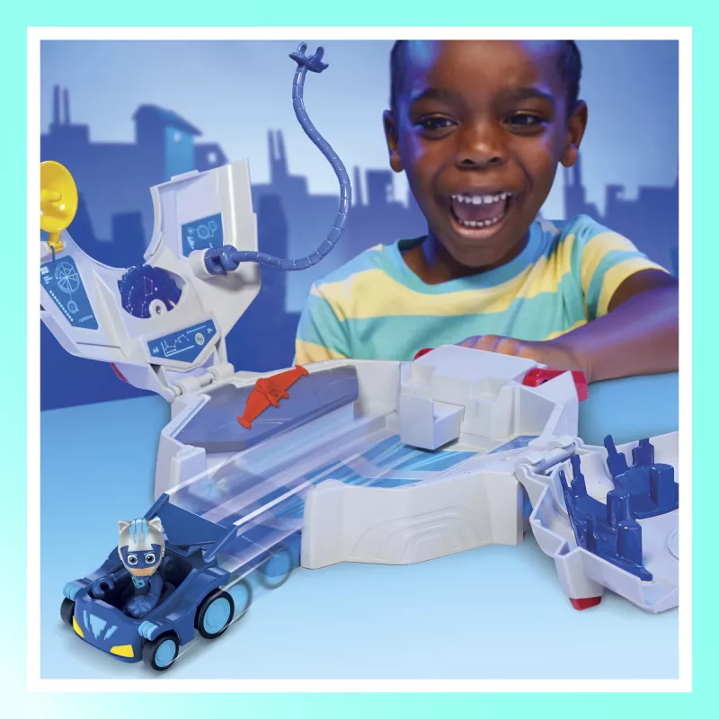 Rotaļu komplekts HASBRO PJ Masks F78205L0 — Action/Adventure komplekts, ieteicamais vecums 3+; krāsas: zila, sarkana, balta