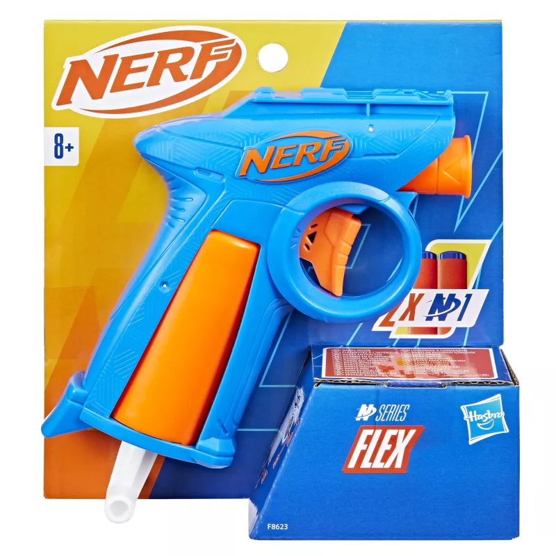 Rotaļu blasteris NERF N Series Flex zils oranžs 8+