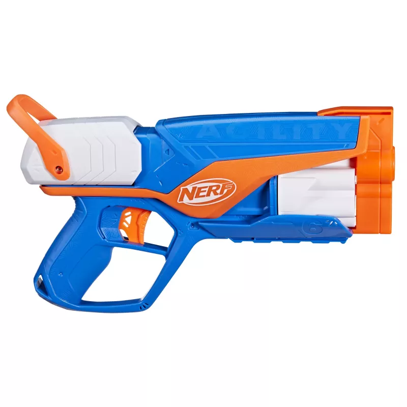 Rotaļu šāvējs NERF N Series Agility zils oranžs balts 8 gadi