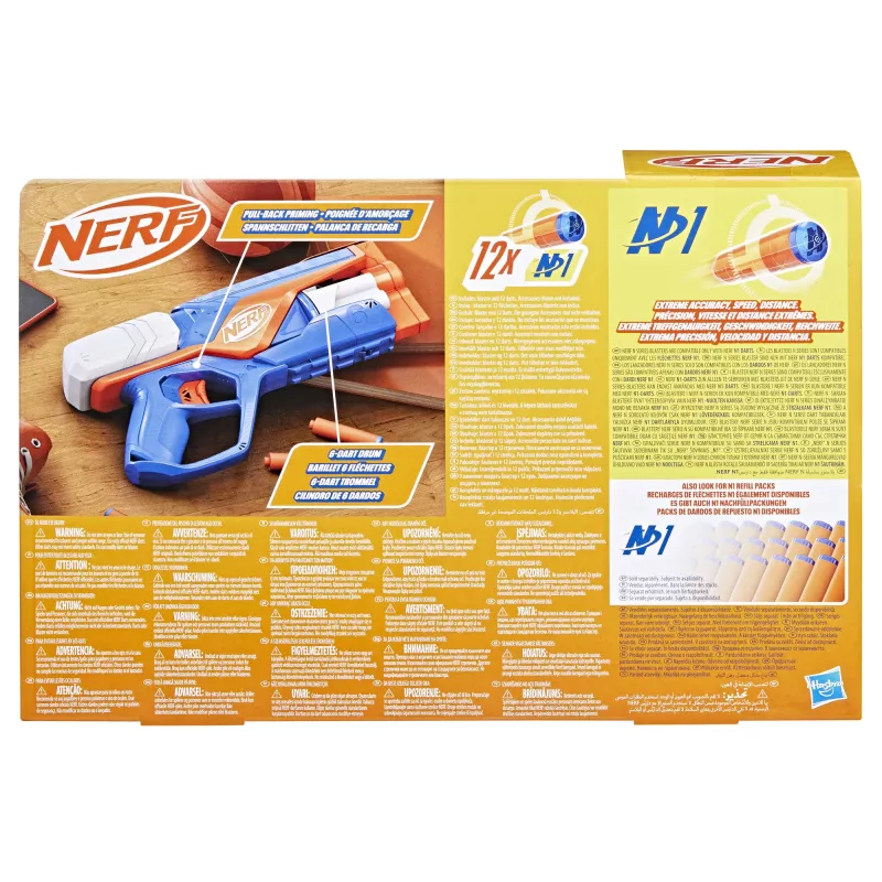 Rotaļu šāvējs NERF N Series Agility zils oranžs balts 8 gadi