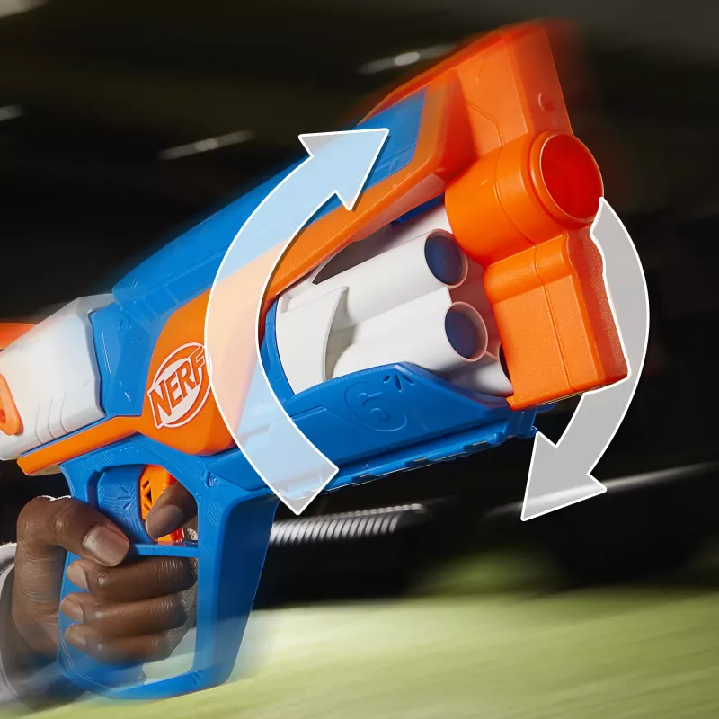 Rotaļu šāvējs NERF N Series Agility zils oranžs balts 8 gadi