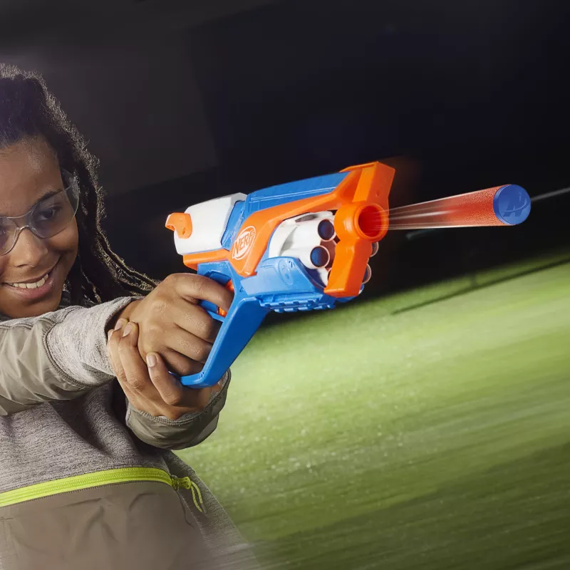 Rotaļu šāvējs NERF N Series Agility zils oranžs balts 8 gadi