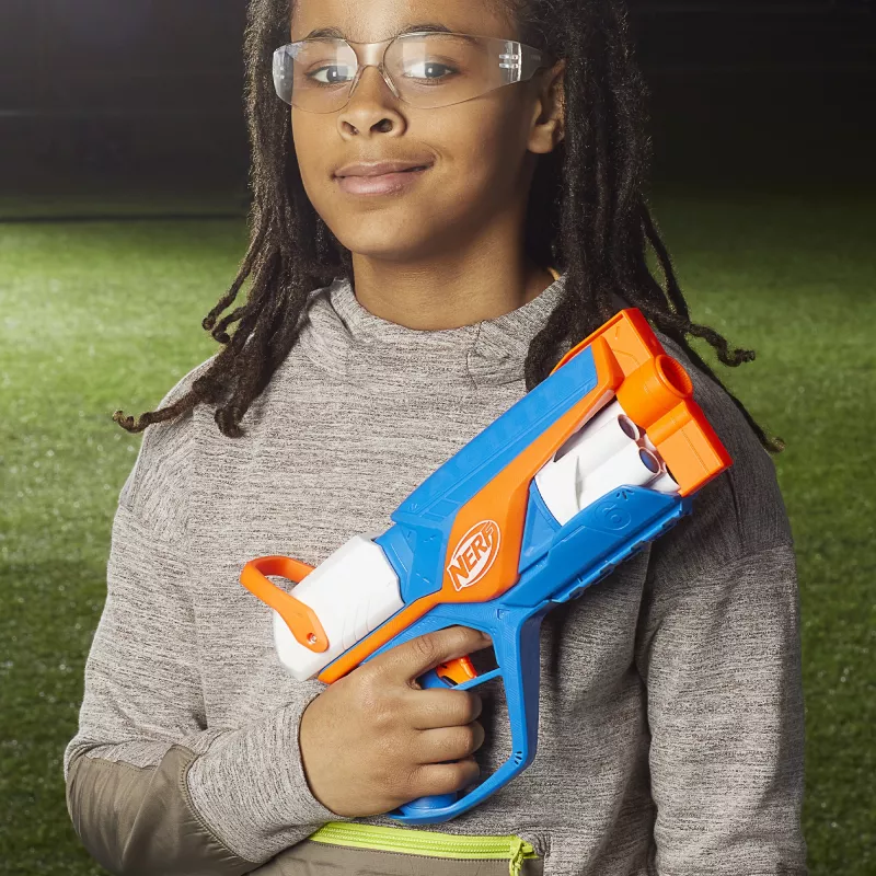 Rotaļu šāvējs NERF N Series Agility zils oranžs balts 8 gadi