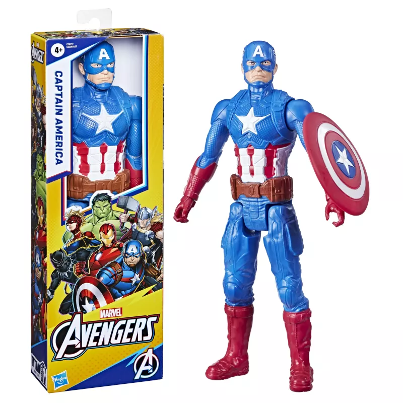Marvel Avengers Kapteinis Amerika, 4 gadi, zila, sarkana, balta, plastmasa