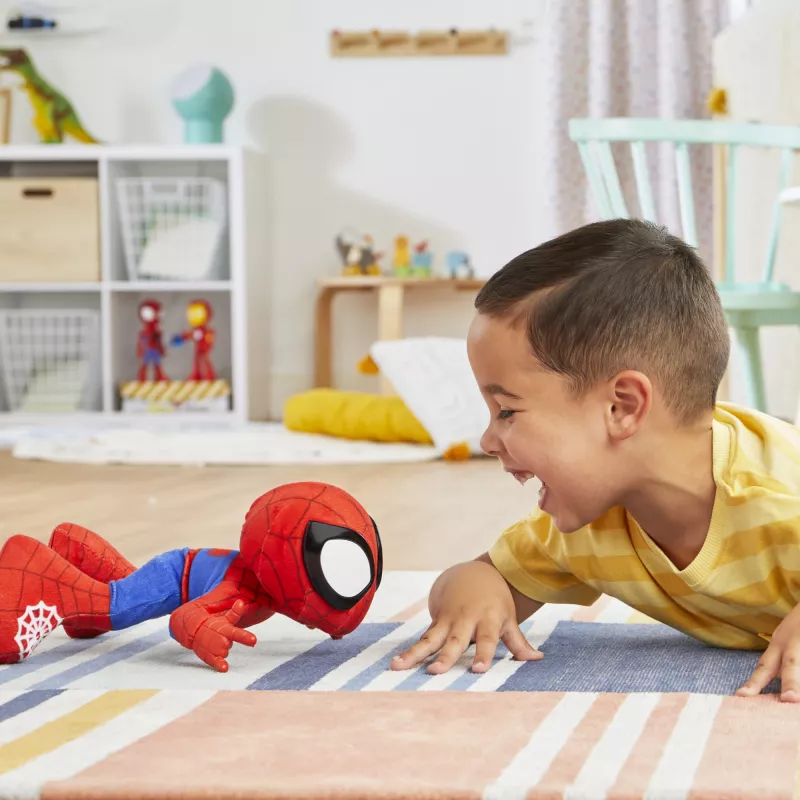 Marvel Spidey and His Amazing Friends Dance 'N Crawl Spidey, interaktīva plīša rotaļlieta ar mūziku un skaņām